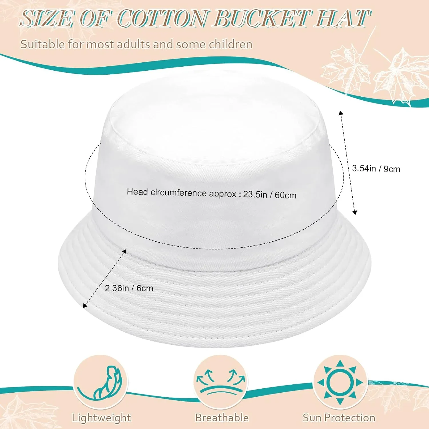 16 Pcs Solid Color Summer Bucket Hats for Women Unisex Packable Sun Hat Set Lightweight Fishman Cap for Holiday
