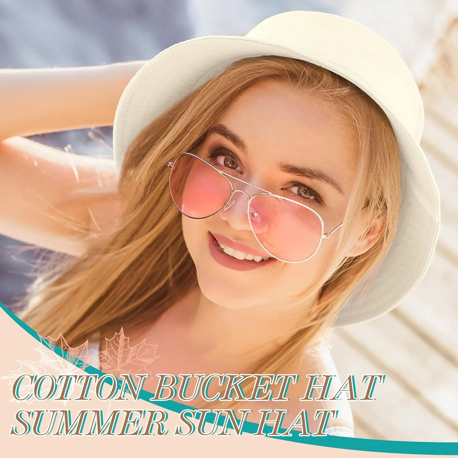 16 Pcs Solid Color Summer Bucket Hats for Women Unisex Packable Sun Hat Set Lightweight Fishman Cap for Holiday
