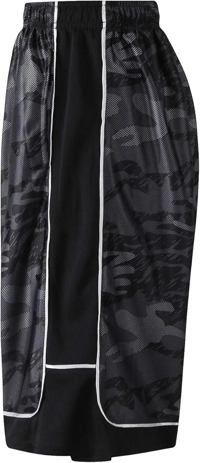 Abovewater Men's Basketball Shorts Quick-Dry Running & Gym Shorts with Drawstring & Pockets
