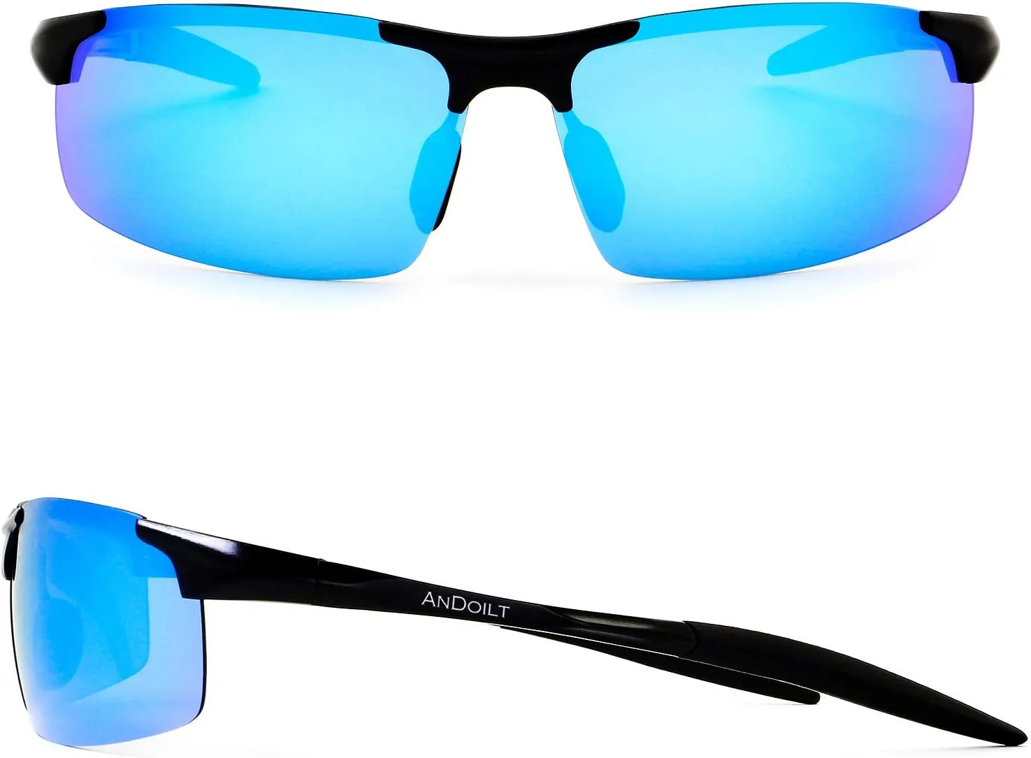 ANDOILT Mens Sports Polarized Sunglasses UV Protection Sunglasses for Men Fishing Driving