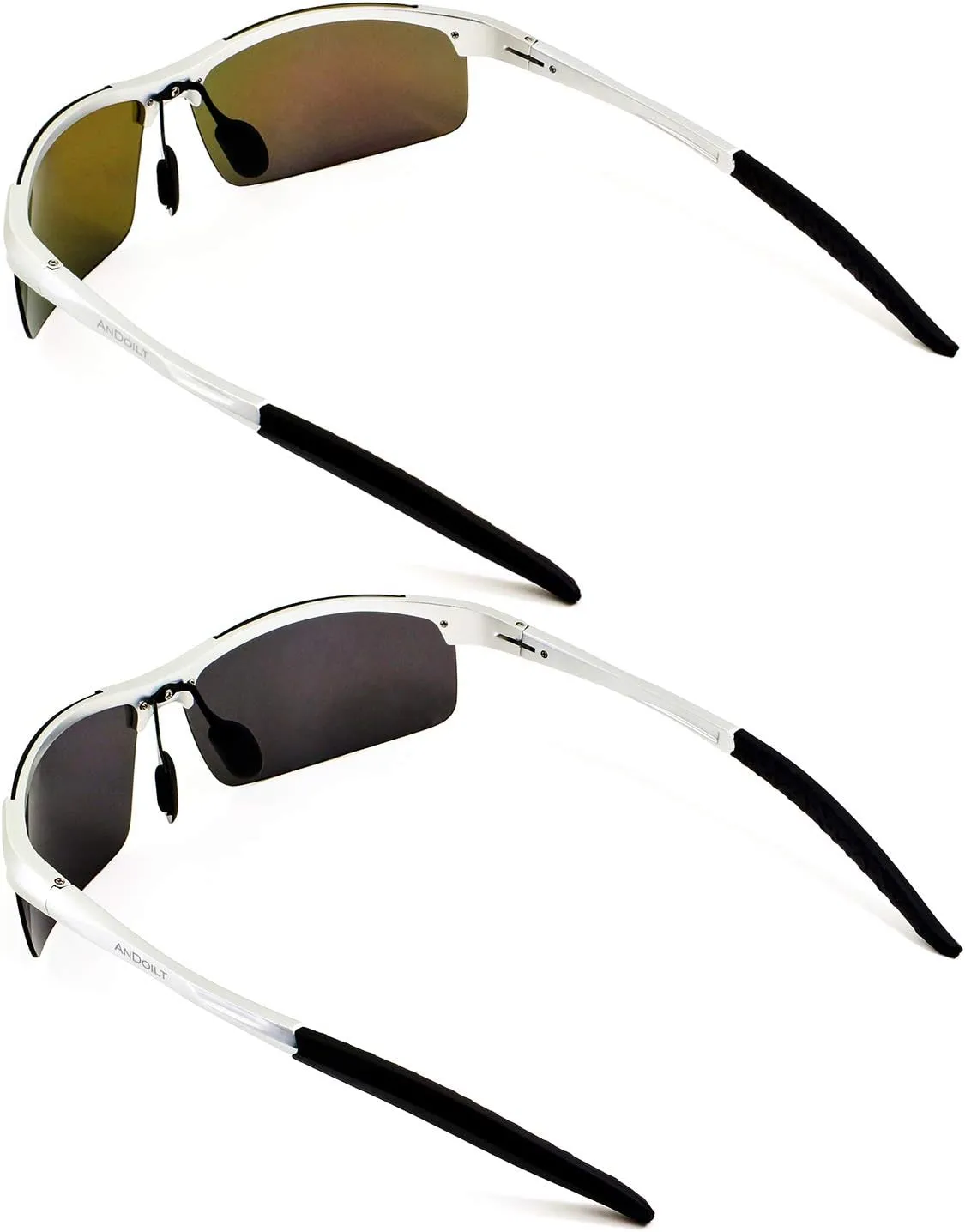 ANDOILT Mens Sports Polarized Sunglasses UV Protection Sunglasses for Men Fishing Driving
