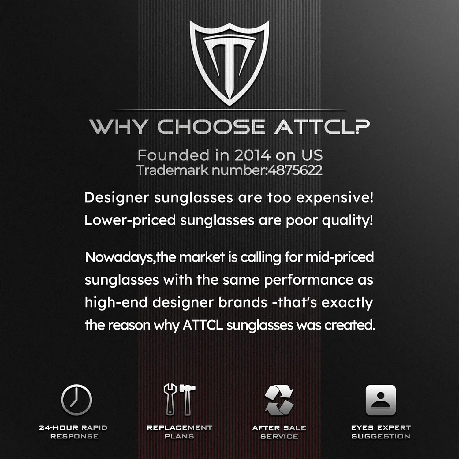 ATTCL Luxury Cycling Sunglasses for Men Women Sports Glasses,UV 400 Protection for Cycling, Skiing, Driving