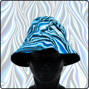Blue Wave RGB Hydro-Dipped Bucket Hat
