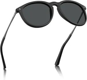 CARFIA Trendy Sunglasses for Women Polarized UV Protection Classic Retro Style CA5100