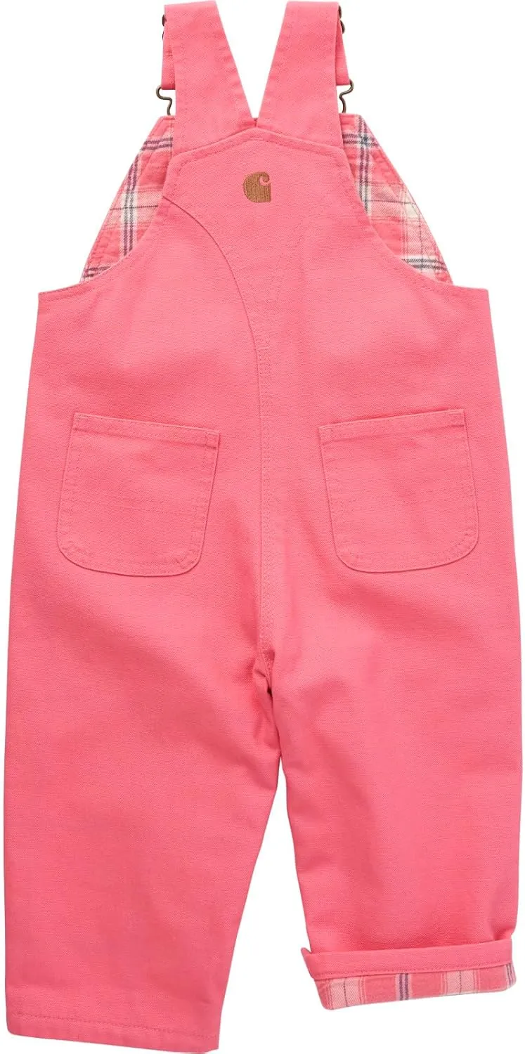 Carhartt Baby Girls' Bib Overalls Lined and Unlined
