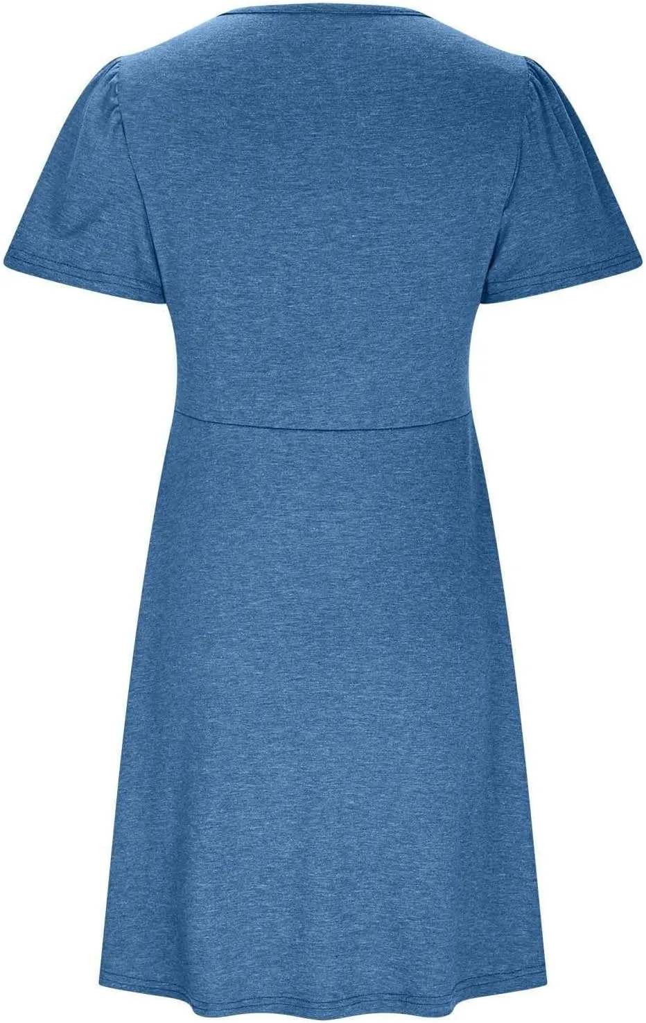Casual Summer Dresses for Women 2025,Women's Twist Front V Neck Ruffle Casual Summer Dress Sexy Elegant Mini Dresses