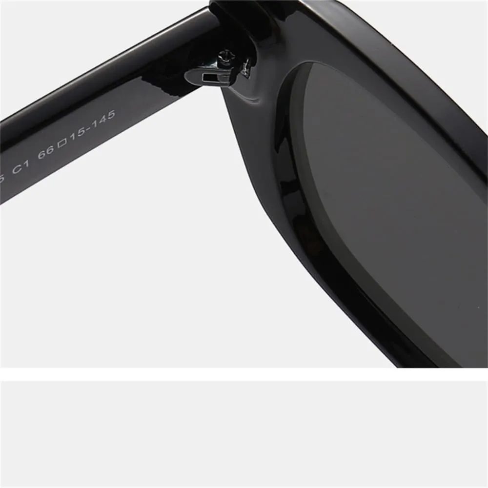 Cat Eye Sunglasses Women Vintage Shades Uv400 Protection Polygonal Frame Retro Street Eyewear