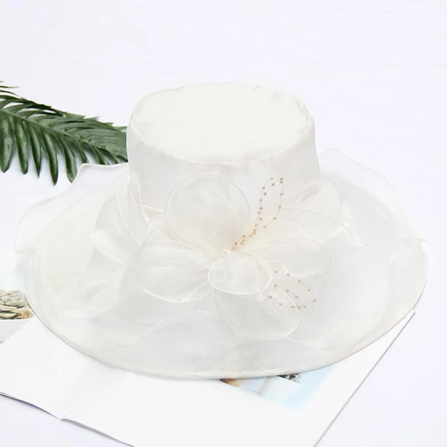 Church Hats for Women 2025, Womens Kentucky Church Derby Hat Wide Brim Tea Party Fascinators Wedding Elegant Cap