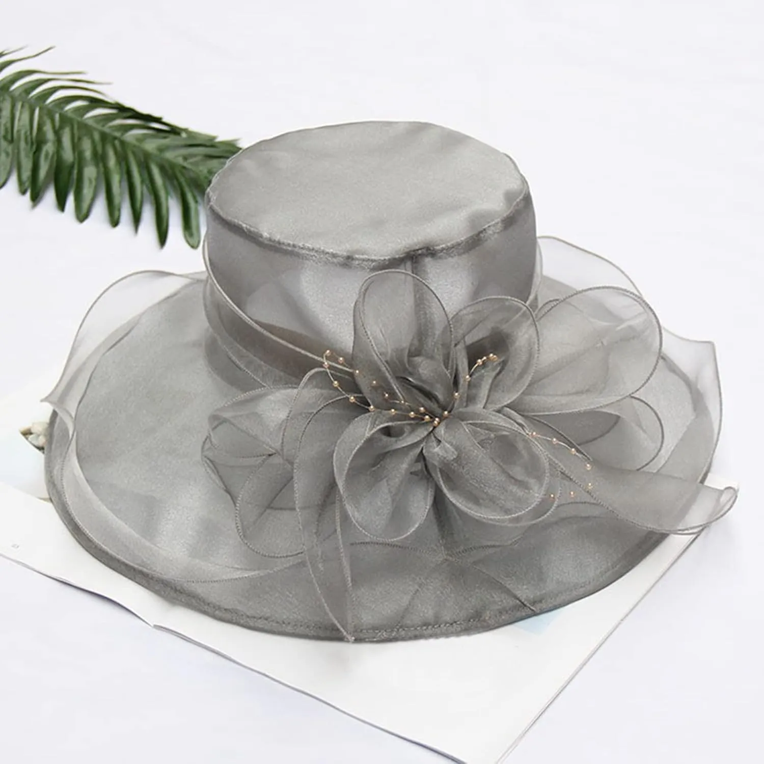Church Hats for Women 2025, Womens Kentucky Church Derby Hat Wide Brim Tea Party Fascinators Wedding Elegant Cap