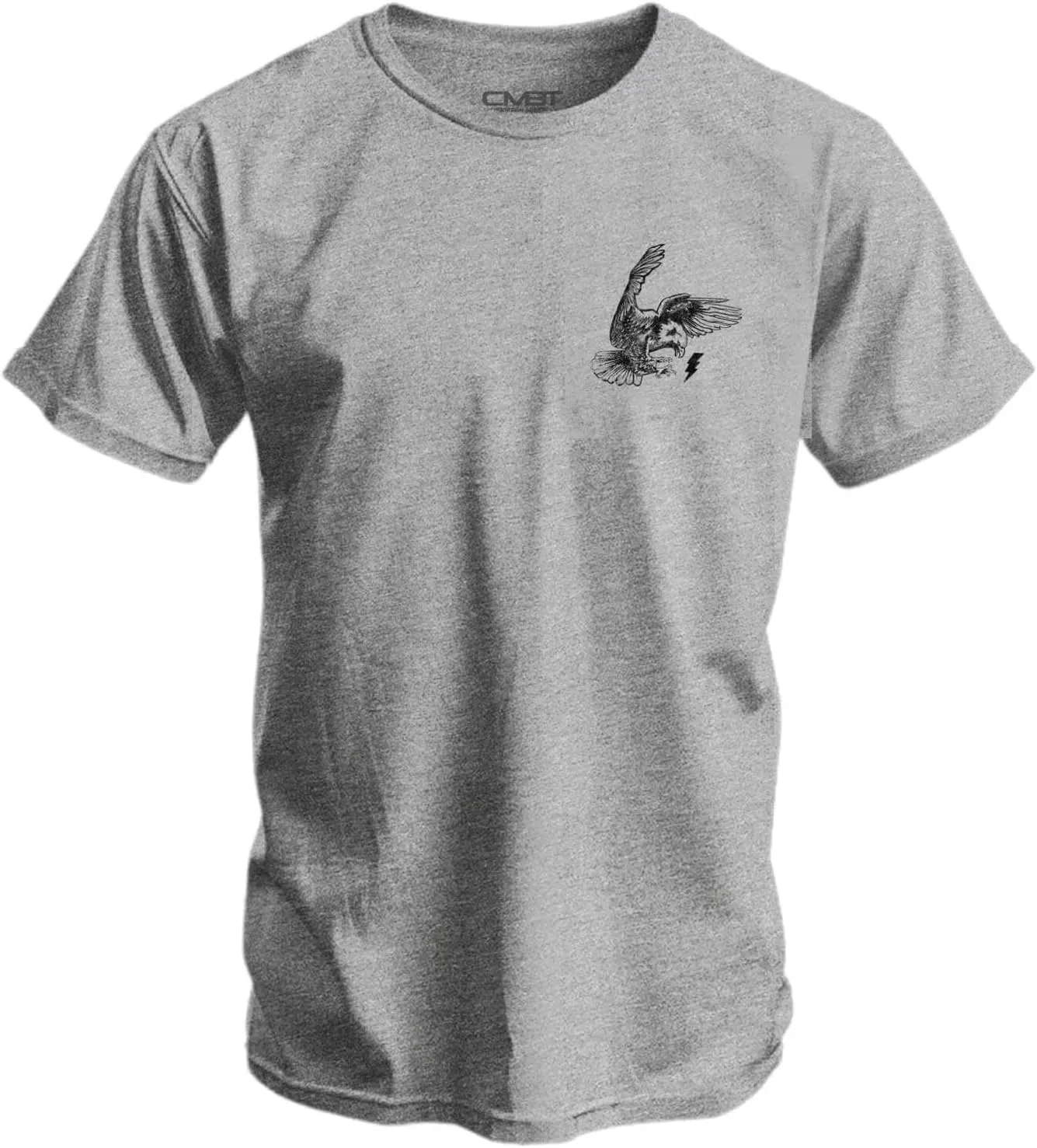 Combat Iron Men's Graphic T-Shirt | Become a Threat to The Darkness | Athletic Fit, Tagless Comfort