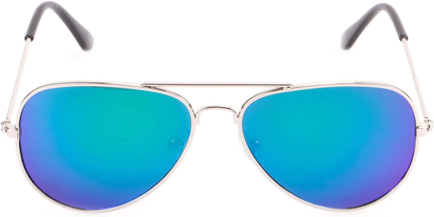 Creamily Kids Aviator Sunglasses UV Protection Aviator Sunglasses for Little Girls Boys Age 2-9