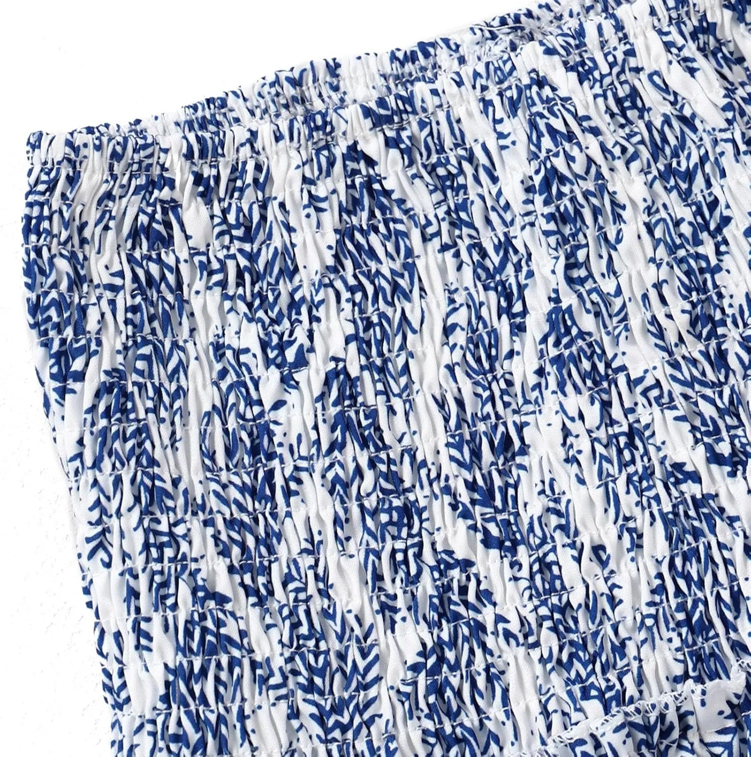 CRNTCEM Women High Waist Ruffle Mini Skirt Floral Print Pleated A-line Short Skirt Stretchy Summer Tennis Beach Mini Skirts