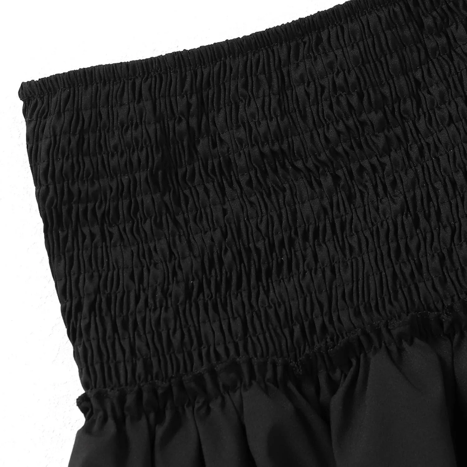 CRNTCEM Women High Waist Ruffle Mini Skirt Floral Print Pleated A-line Short Skirt Stretchy Summer Tennis Beach Mini Skirts