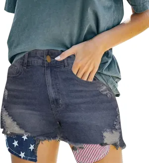 Denim Shorts for Women High Waisted Denim Short Stretchy Casual Summer Trendy Girls Jean Shorts Jeans Short with Pocket