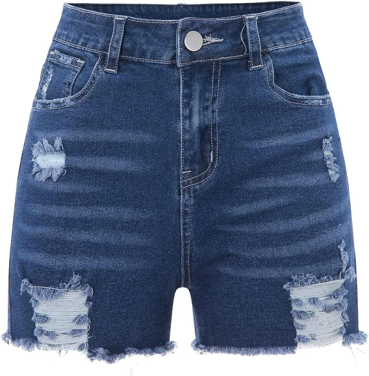 Denim Shorts for Women High Waisted Denim Short Stretchy Casual Summer Trendy Girls Jean Shorts Jeans Short with Pocket