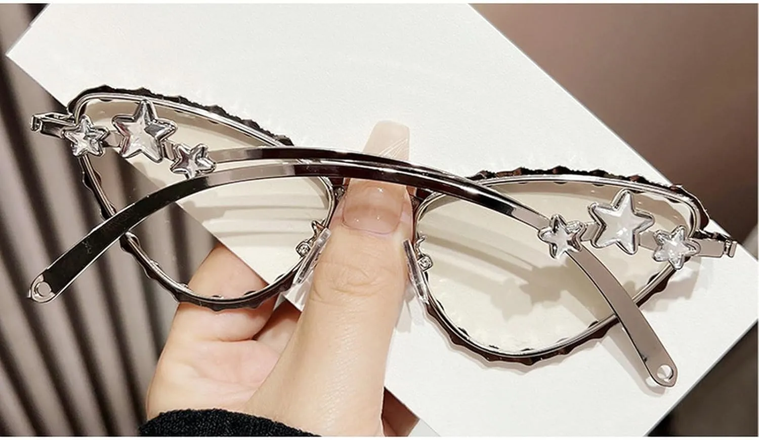 Diamond Sunglasses Women Retro Cat Eye Rhinestone Sun Glasses for Women Vintage Shades Female Sparkling Crystal Sunglasses