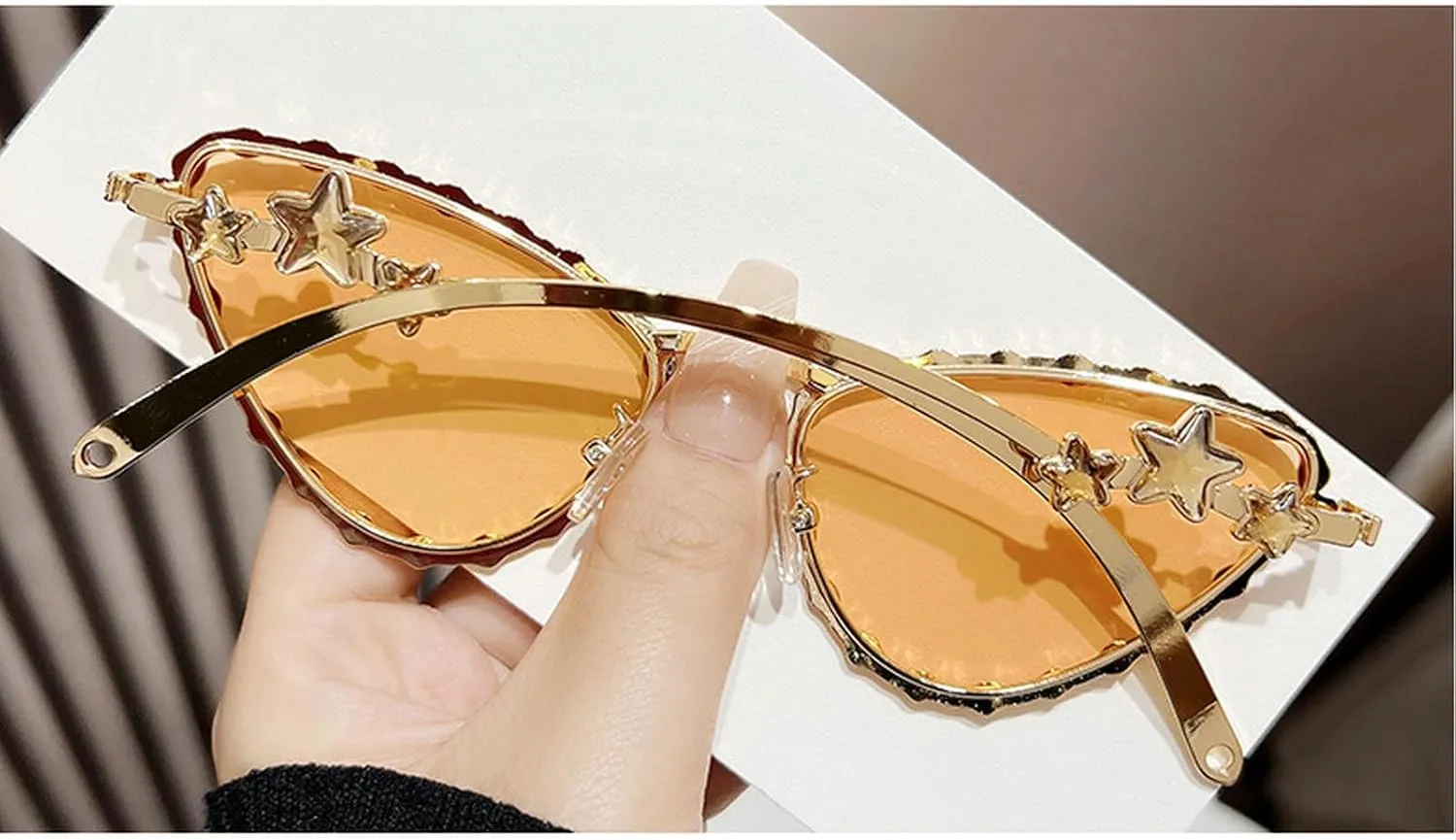 Diamond Sunglasses Women Retro Cat Eye Rhinestone Sun Glasses for Women Vintage Shades Female Sparkling Crystal Sunglasses