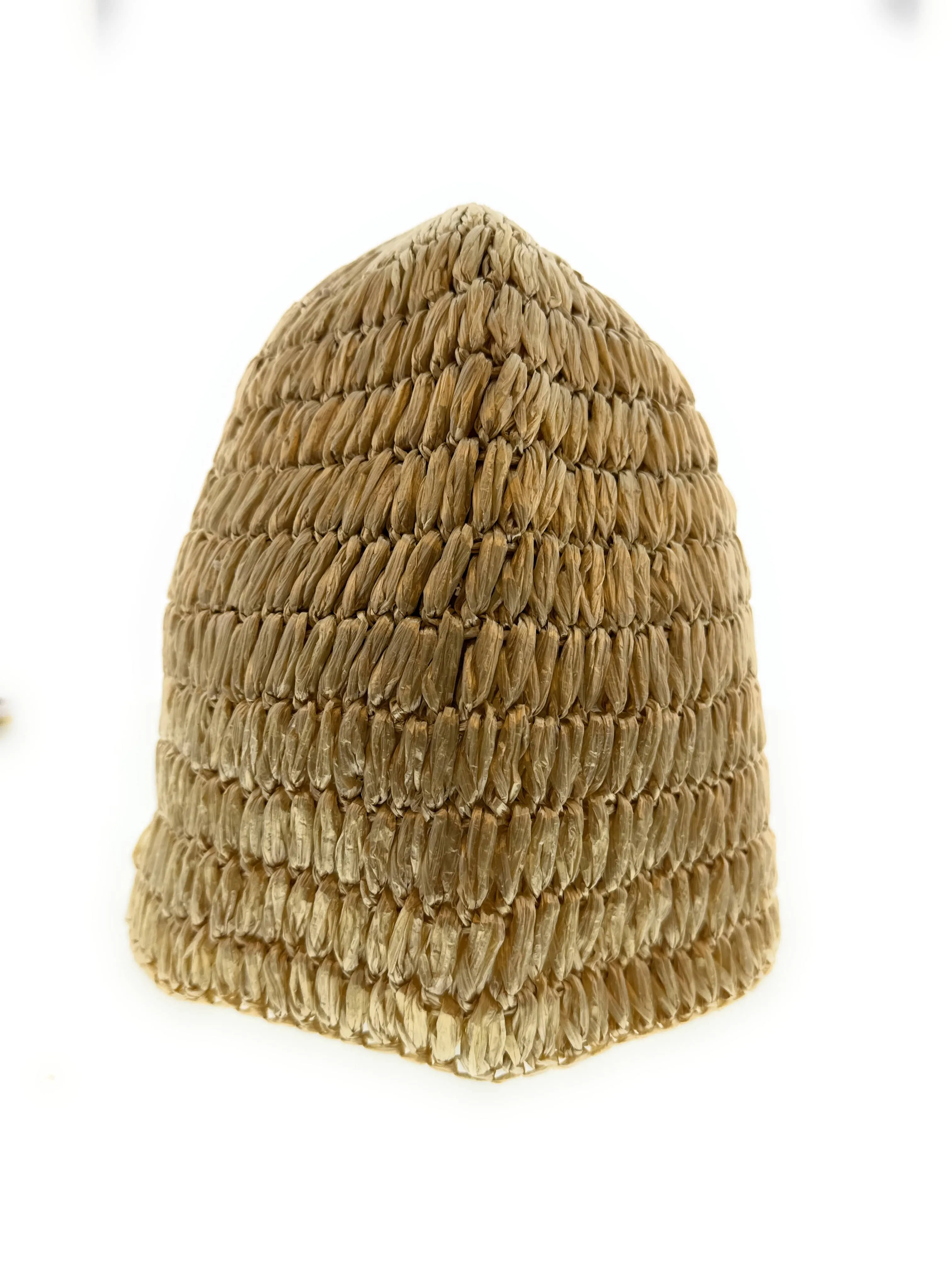 Dolce & Gabbana  Ivory  Woven Straw Bucket Hat - Chic Summer Beach Hat-M-Adult M