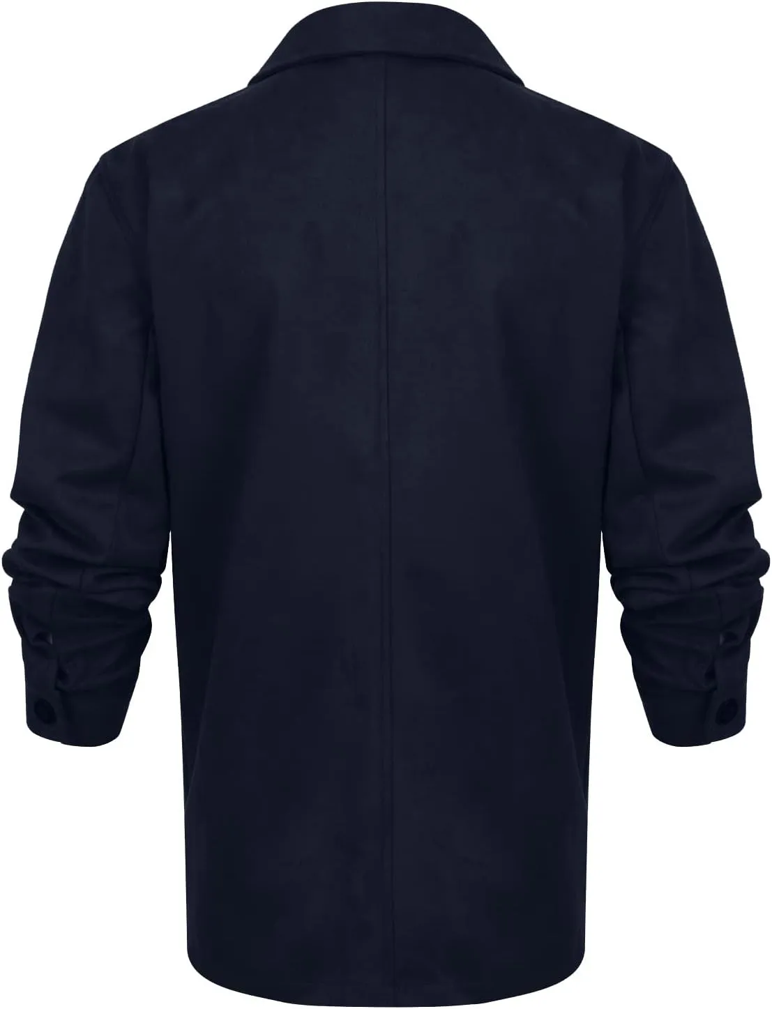 DuDubaby Men's Spring Thin Casual Fashion Loose Single Lapel Breasted Jacket
