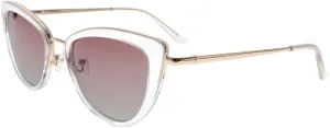 FAA'N Retro Big Frame Cat Eye Polarized Sunglasses Women with Spring Hinge