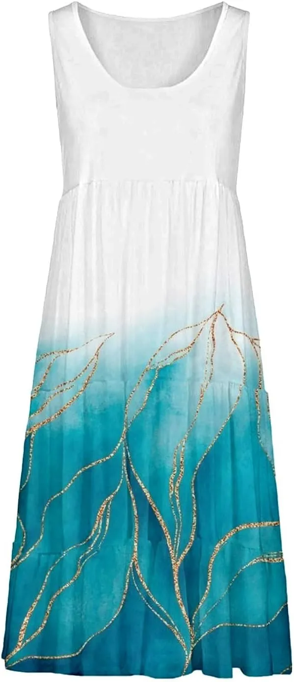 Floral Dress Long Dress with Pockets Short Sleeve Dresses Flowy Beach Swing 2025 Boho Floral Print Beach Cover