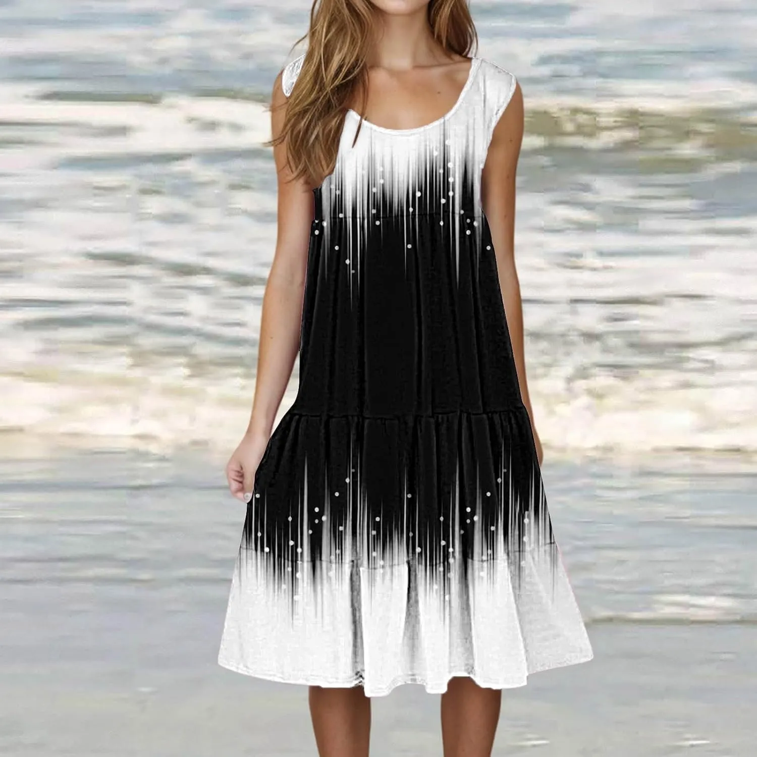Floral Dress Long Dress with Pockets Short Sleeve Dresses Flowy Beach Swing 2025 Boho Floral Print Beach Cover