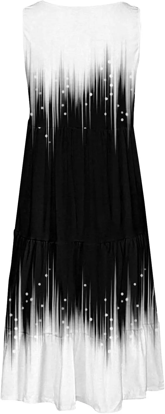 Floral Dress Long Dress with Pockets Short Sleeve Dresses Flowy Beach Swing 2025 Boho Floral Print Beach Cover