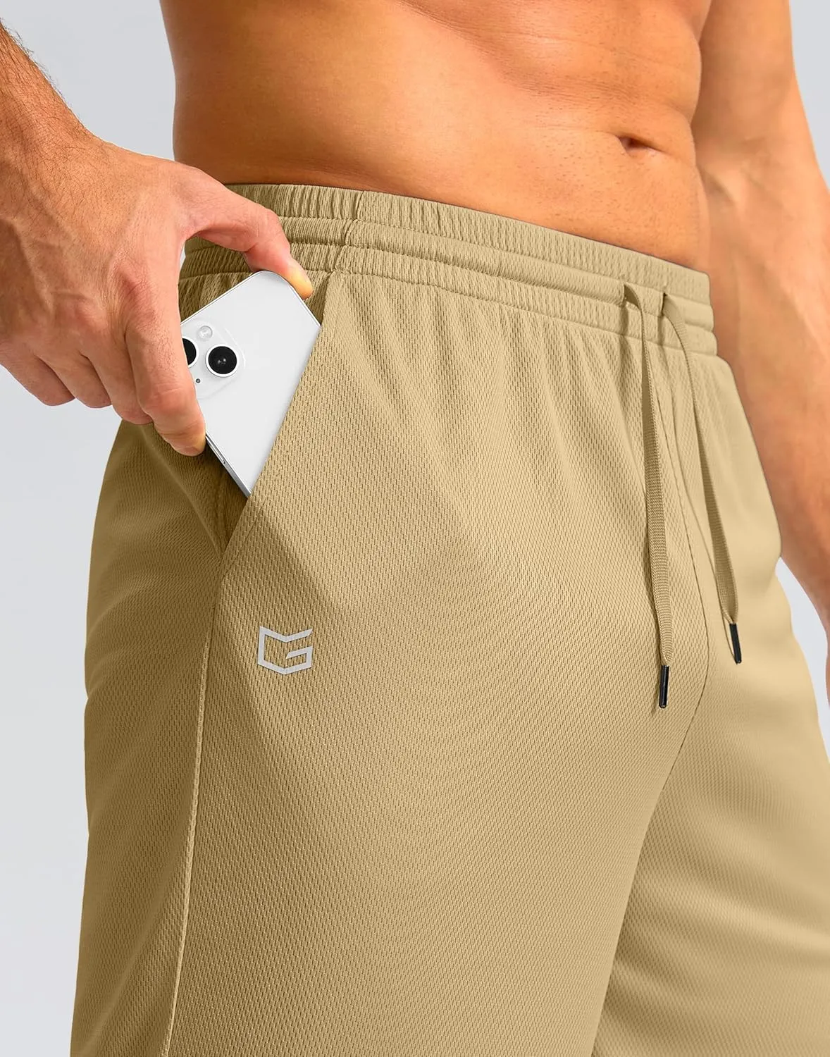 G Gradual Men's Athletic Shorts with Pockets 11" Long Basketball Shorts Lightweight Quick Dry Gym Workout Shorts for Men