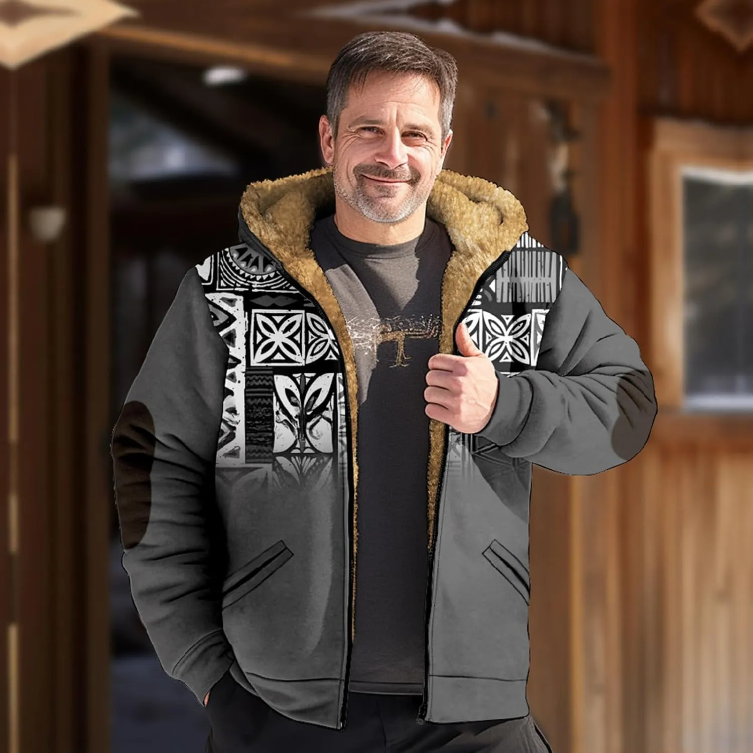 Gentle Lightweight Pullover Coats Long Sleeve Zipper Hooded Lightweight Coat Cycling Jackets for Men