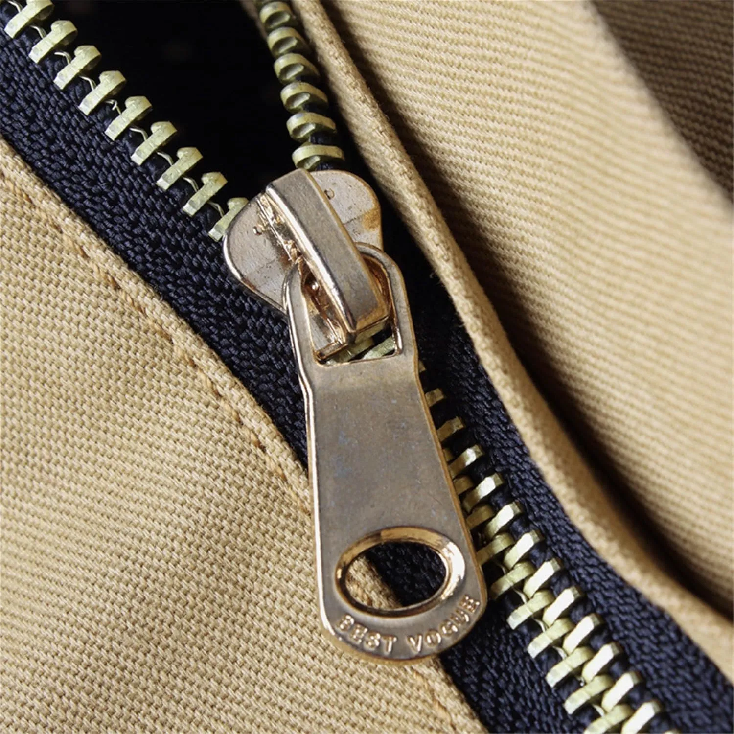 JEsilunmaMY Men's Slim Cargo Cotton Jacket Stand Collar Zipper Lightweight Jackets Casual Sportwear Rib Bomber Jackets