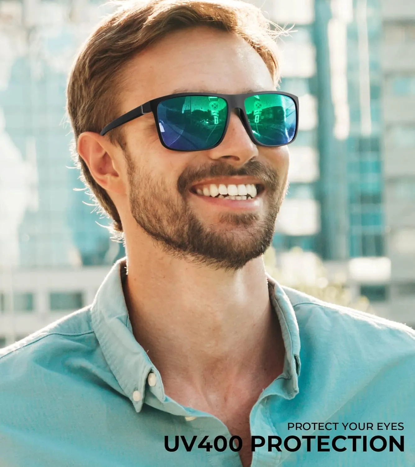 KALIYADI Polarized Sunglasses for Men and Women, Mens Sun Glasses with UV Protection for Driving Fishing Golf (3 Packs)