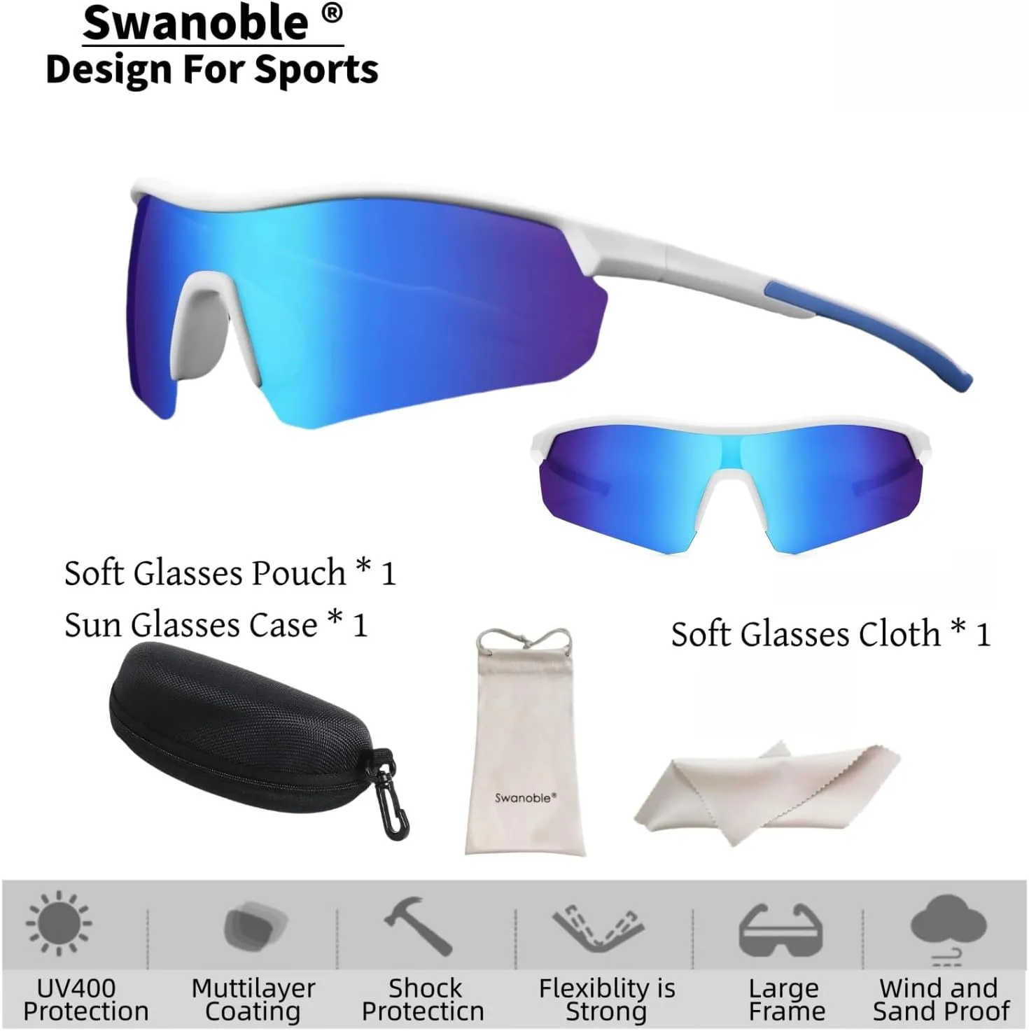 Kids Polarized Sunglasses for Boys Girls 3-12,TR90 Youth Sun glasses for Baseball Cycling Softball Golf