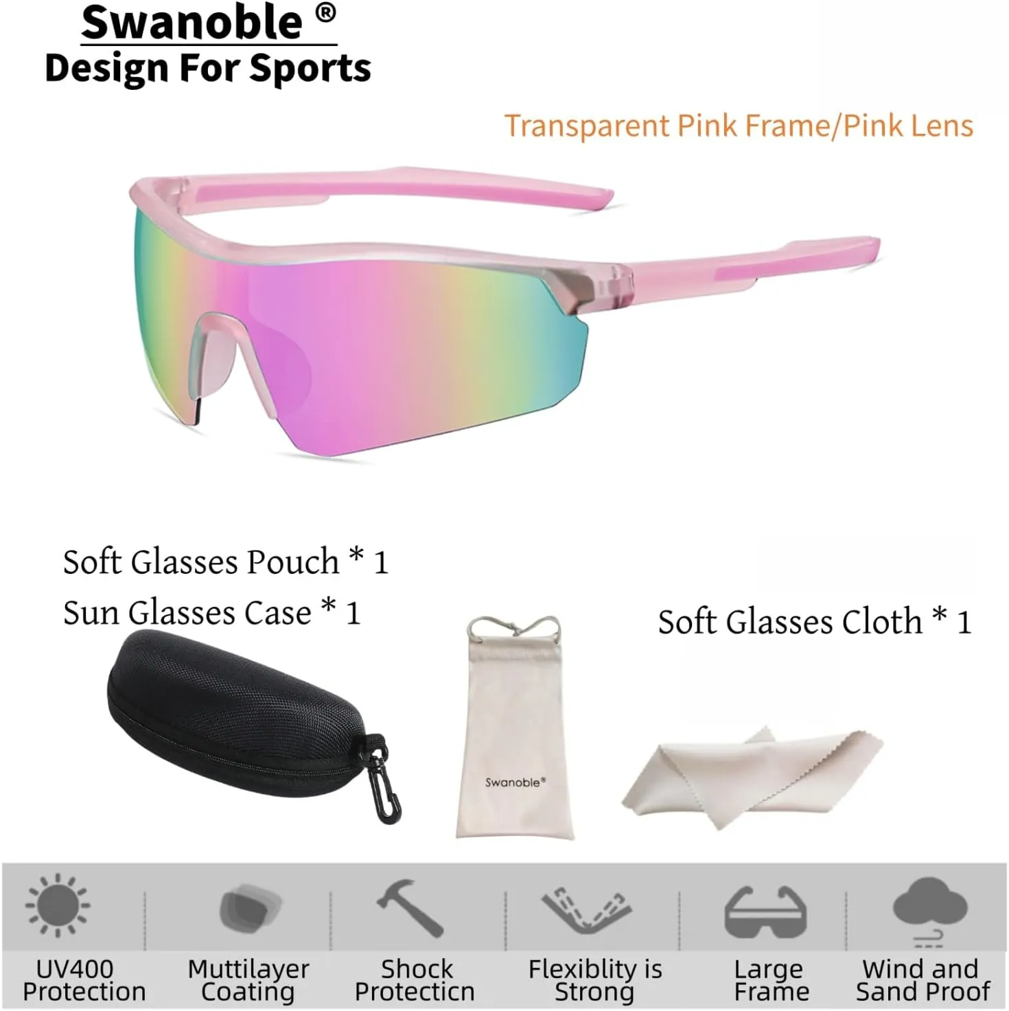 Kids Polarized Sunglasses for Boys Girls 3-12,TR90 Youth Sun glasses for Baseball Cycling Softball Golf