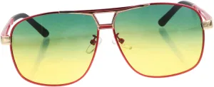Kisangel Men's Night Vision Polarized Cycling Sunglasses Uv Protection for Driving Fishing Sports