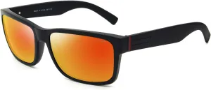 LECKIRUT Vintage Polarized Sunglasses for Men Women Retro Oversized Square Mirror Sun Glasses
