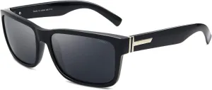 LECKIRUT Vintage Polarized Sunglasses for Men Women Retro Oversized Square Mirror Sun Glasses