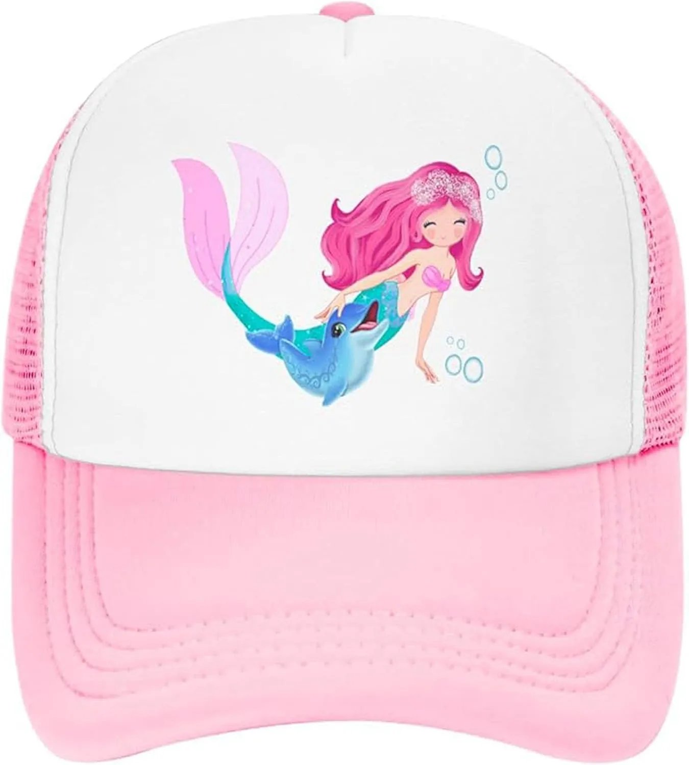 Lightweight Sun Hat for Kid Boys,Mesh Toddler Baseball Cap for Kid Girls,Black Toddler Boys Snapback Hats for Ages 4-8