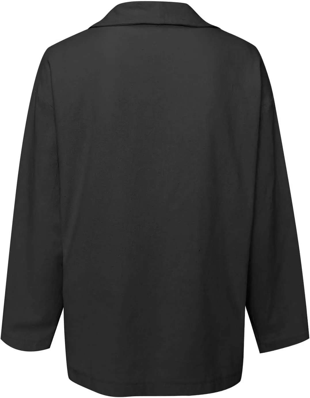 Linen Blazers for Women Business Professional Office Outfits Long Sleeve Single Breasted Unlined Work Suit Jackets