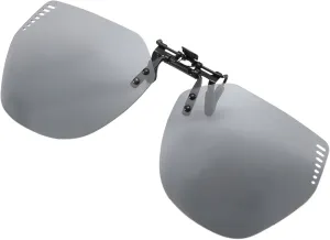 Long Keeper Clip On Sunglasses - Polarized Clip-on Sunglasses over Prescription Glasses Women Men Rimless Flip Up Eyeglasses