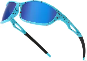 Long Keeper Polarized Sport Sunglasses - Women Men Running Driving Fishing Sunglasses Wrap Around Hiking Sun Glasses