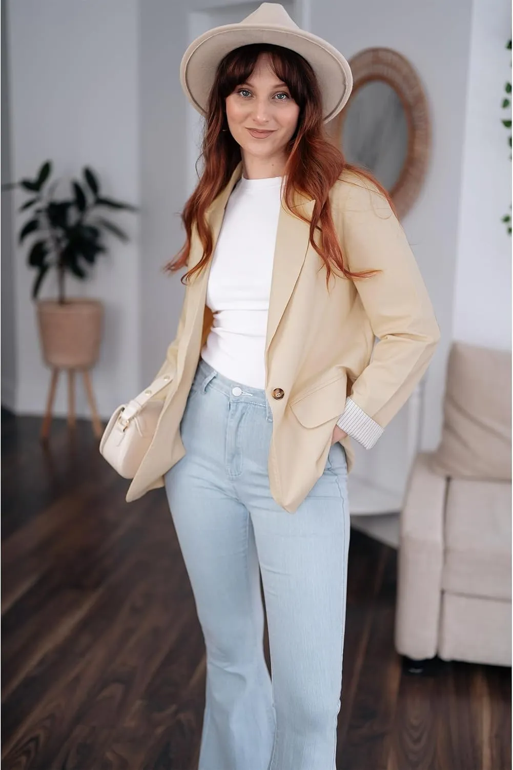 luvamia Blazers for Women Business Casual Dressy Work Fashion Lightweight Spring Summer Linen Unlined 2025 Suit Jackets