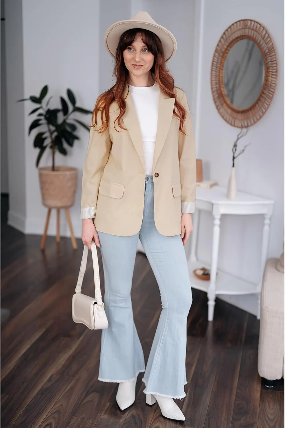 luvamia Blazers for Women Business Casual Dressy Work Fashion Lightweight Spring Summer Linen Unlined 2025 Suit Jackets