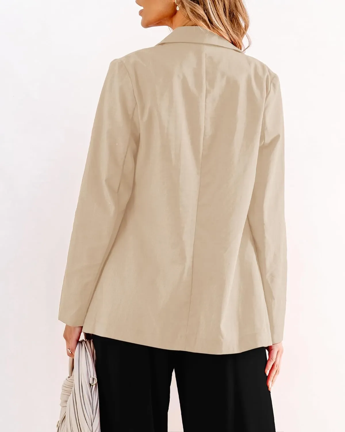 luvamia Blazers for Women Business Casual Dressy Work Fashion Lightweight Spring Summer Linen Unlined 2025 Suit Jackets
