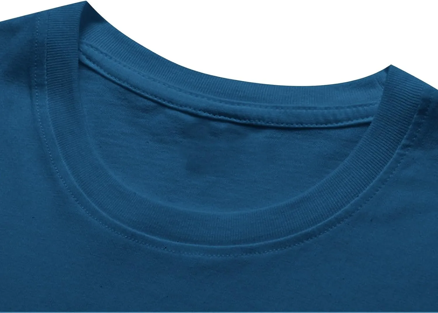 Men's Cotton Tshirts Casual Stylish Solid Long Sleeve Shirt Oversize Baggy Crewneck Breathable Pullover Tops 2024