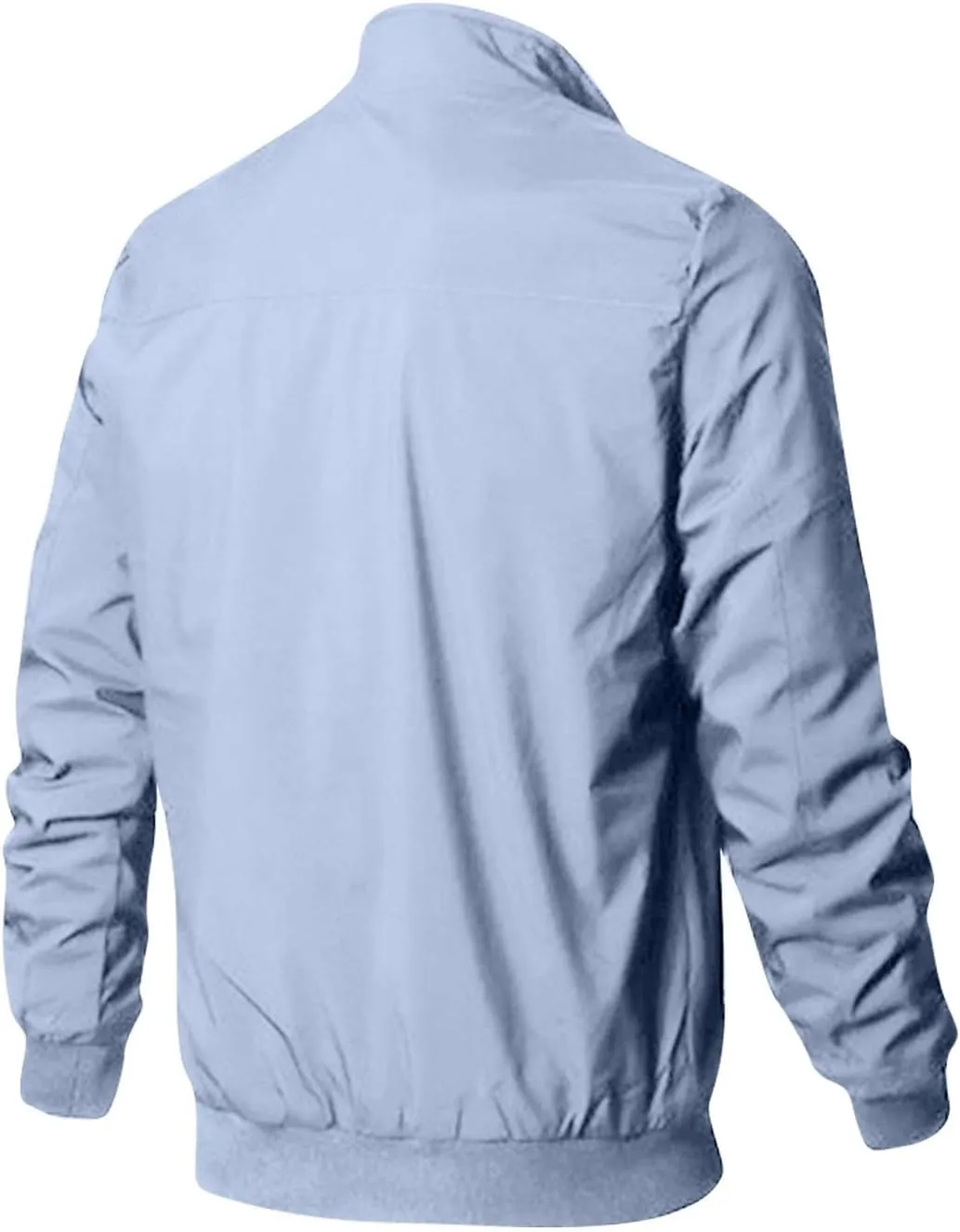 Mens Jackets Casual Stylish Men's Stand Collar Plus Cotton Jacket Casual Trend Coat for Men Casual Jackets