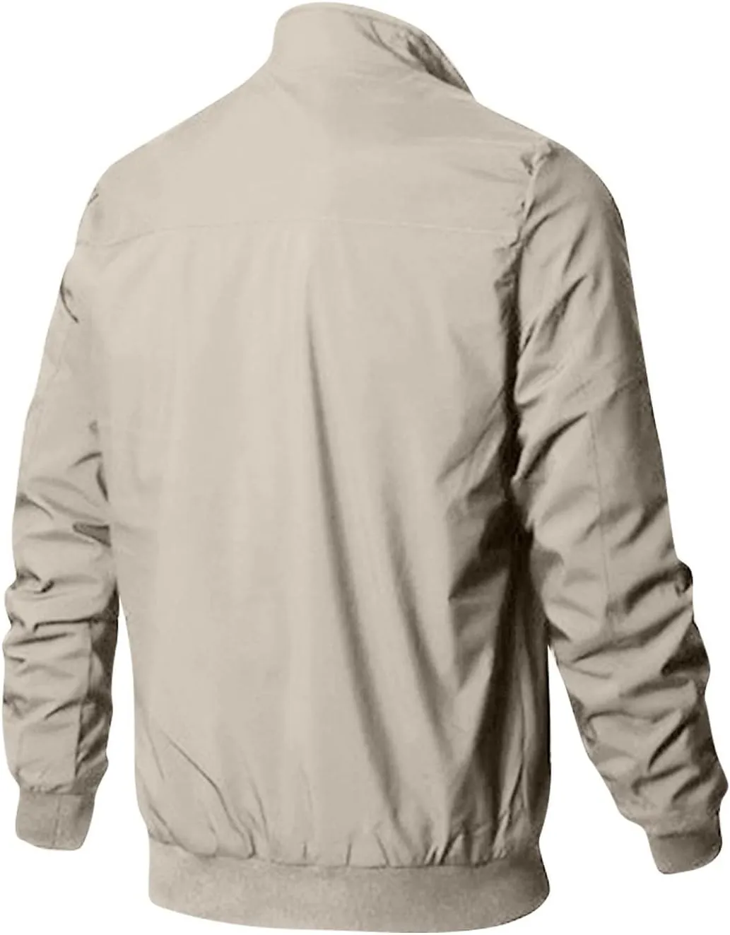 Mens Jackets Casual Stylish Men's Stand Collar Plus Cotton Jacket Casual Trend Coat for Men Casual Jackets