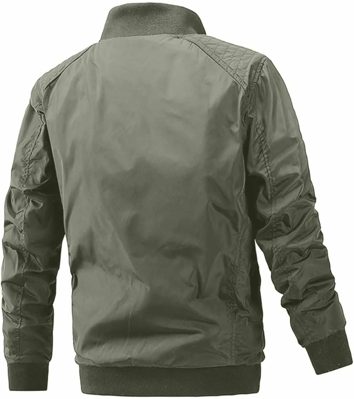 Mens Jackets Lightweight Casual Stand Collar Plus Cotton Jacket Casual Trend Coat for Men Jackets Fashion