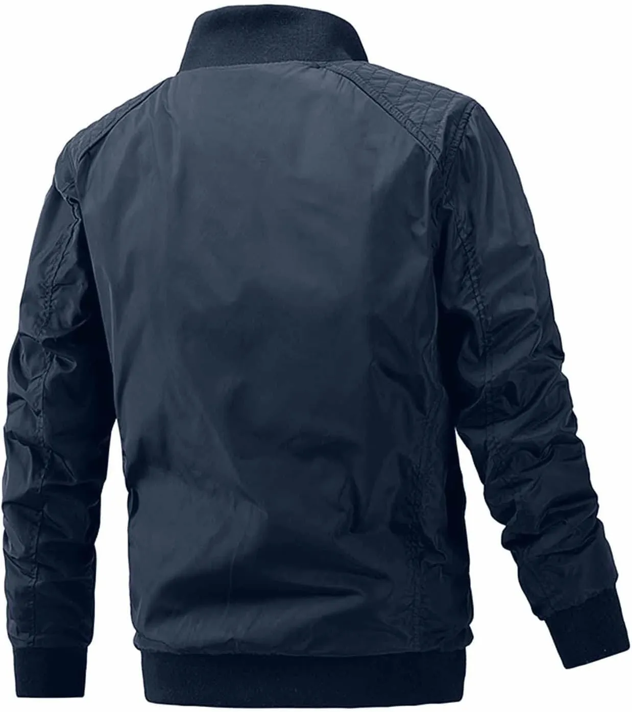 Mens Jackets Lightweight Casual Stand Collar Plus Cotton Jacket Casual Trend Coat for Men Jackets Fashion