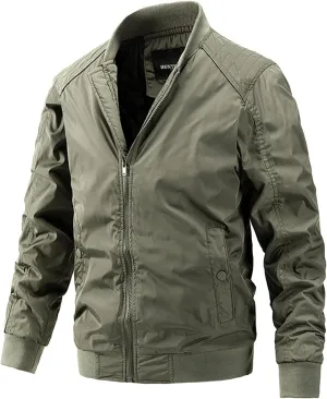 Mens Jackets Lightweight Casual Stand Collar Plus Cotton Jacket Casual Trend Coat for Men Jackets Fashion