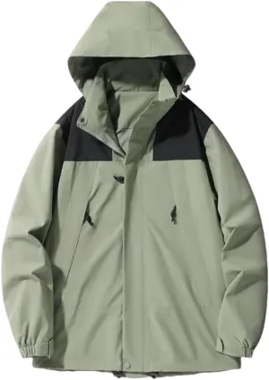 Men's Outdoor Sports Jackets Casual Coat Hooded Jackets Lightweight Couple Outdoor Climbing Outwear